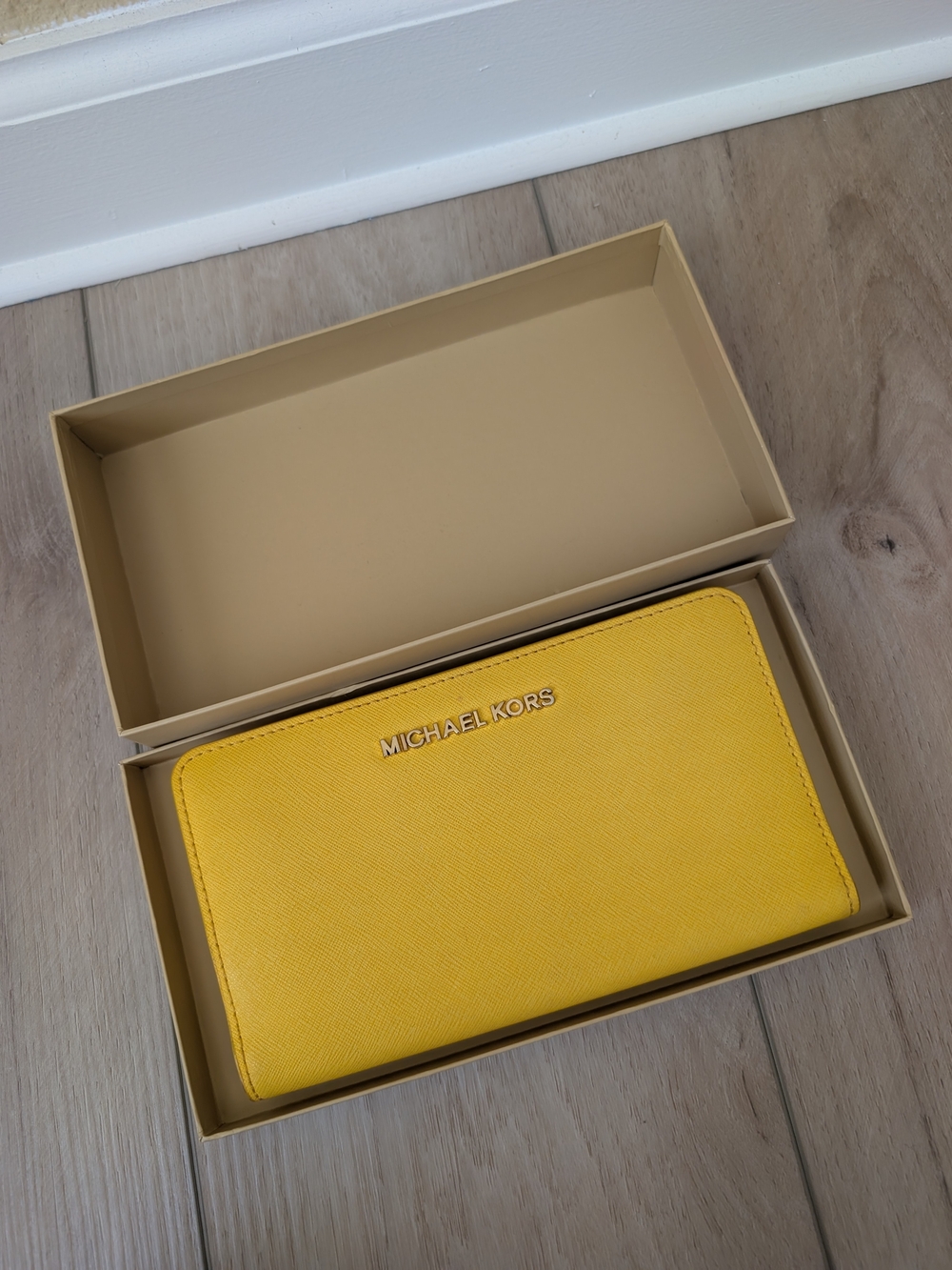 Michael Kors Yellow Wallet